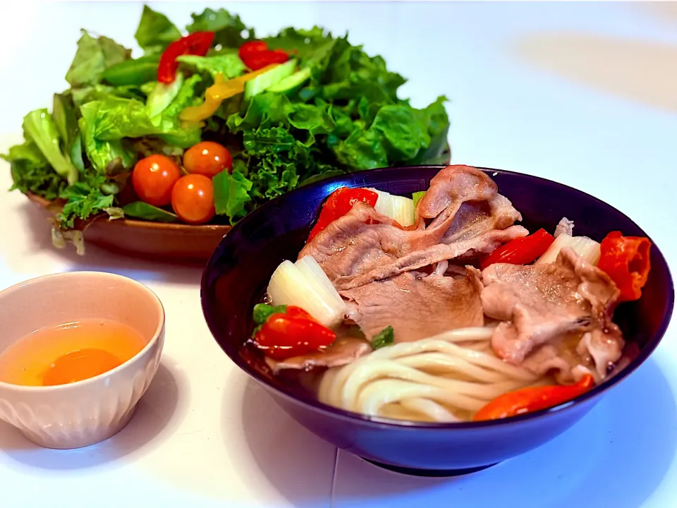 肉かけうどん|マニラ男さん