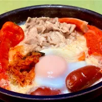 肉チャンポン鍋焼きうどん|マニラ男さん