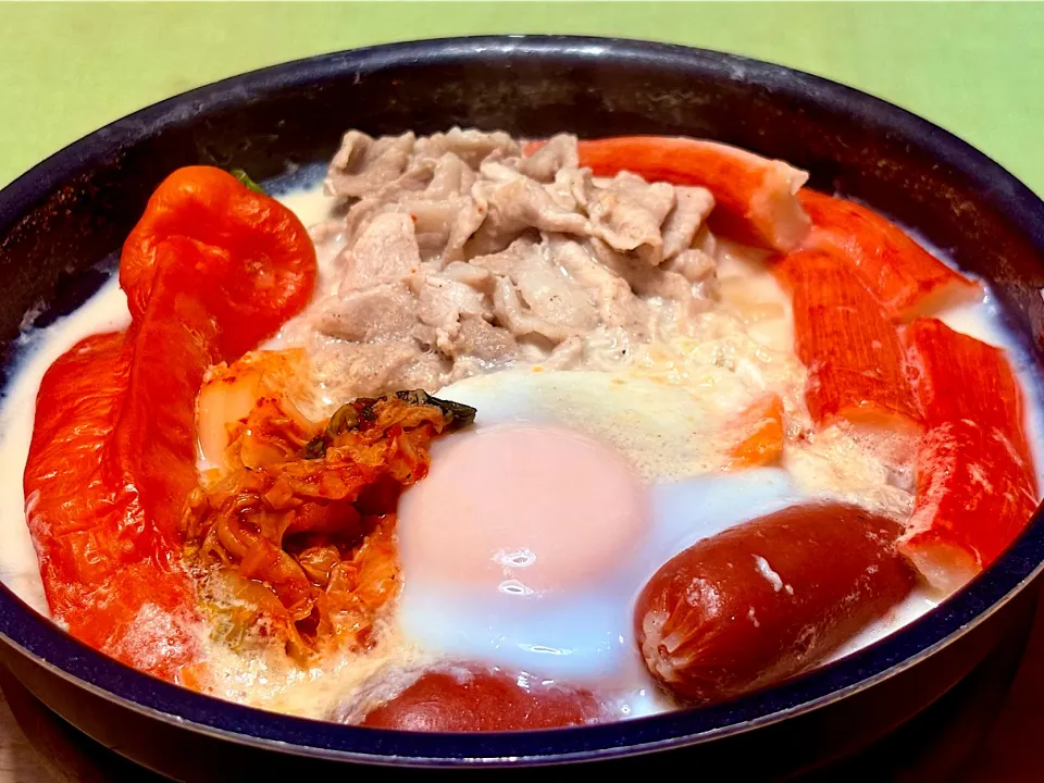 肉チャンポン鍋焼きうどん|マニラ男さん