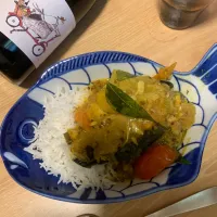 東ベンガル料理　鰤と大根のカレー　#飲酒記録|KimaLABOさん