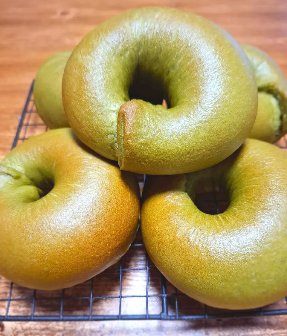 抹茶ベーグル🥯|ゆきさんさん