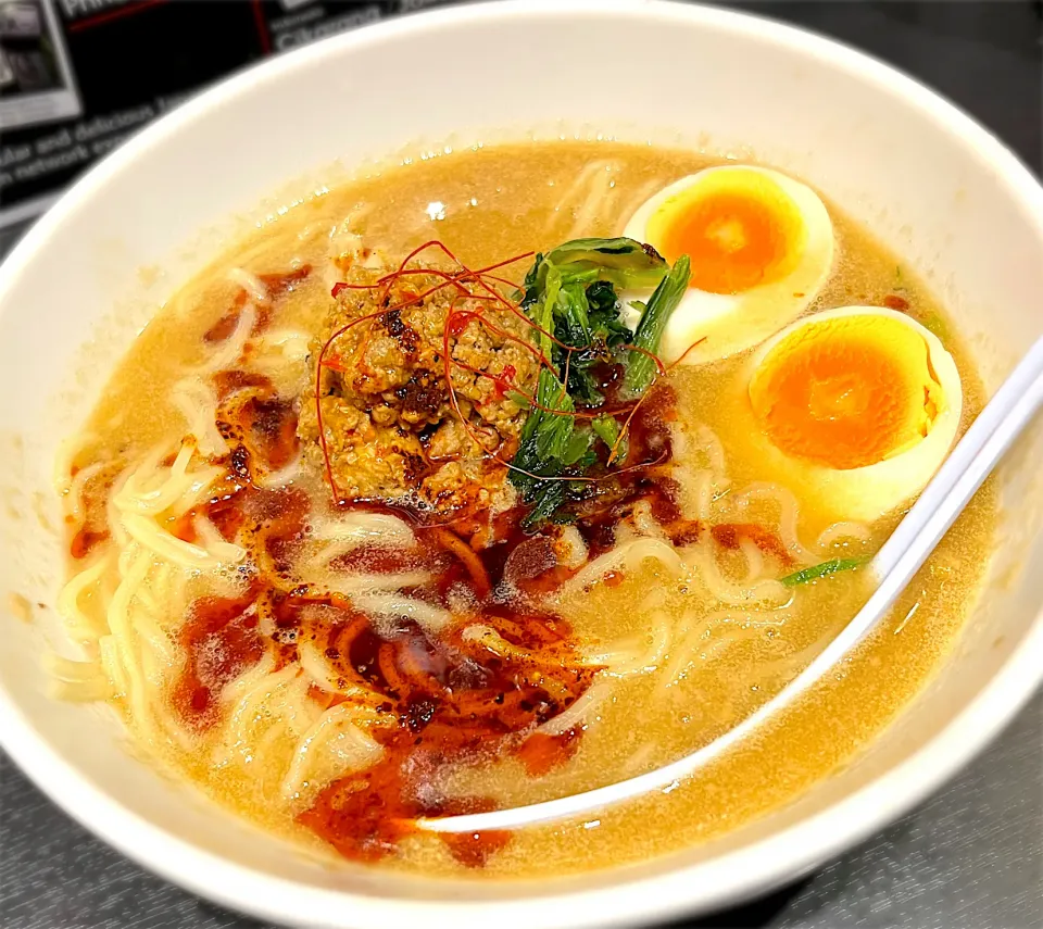 濃厚鶏白湯担々麺🍜|toshi,I🍴さん