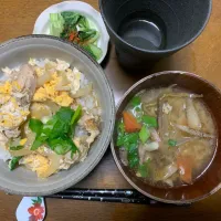 夕食　親子丼|ATさん