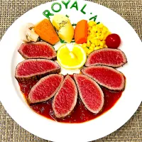 華やかなローストビーフ|まめもにおさん