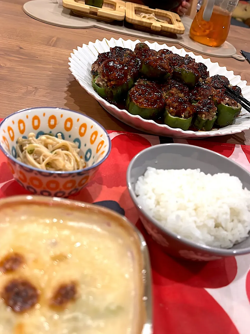 ピーマンの肉詰め|𝕒𝕚. 𝕜𝕠𝕞ᵕ̈*さん