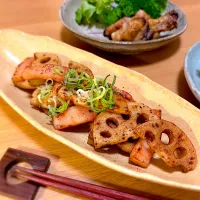 蓮根とベーコンのバター醤油炒め|kaeさん