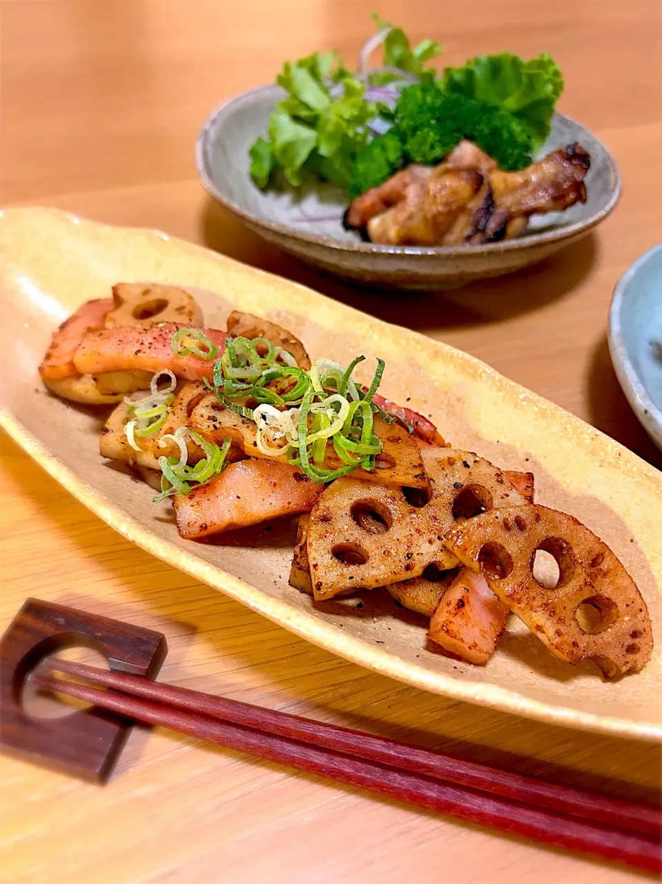 蓮根とベーコンのバター醤油炒め|kaeさん