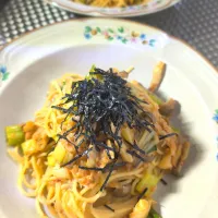 キムチパスタ|テケテケさん