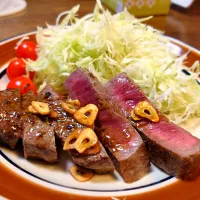 ビーフステーキ(^_^)ﾉ|しーPaPaさん