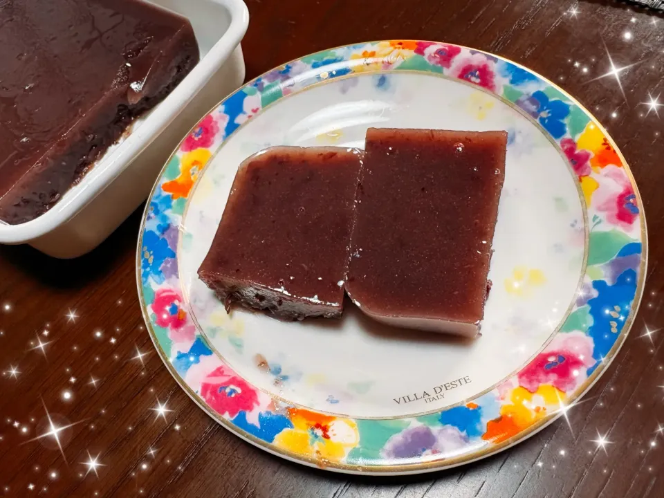 sakurakoさんの料理 失敗なしのぷるんぷるん、なめらか極上水羊羮(*^^*)|cocoaさん