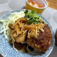 ごろっとまんまるハンバーグ！×きのこおろし風|morimi32さん