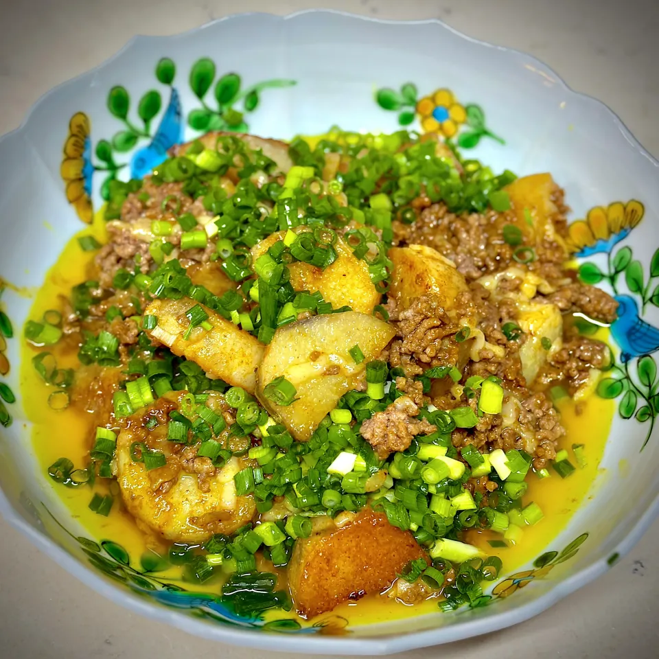 長芋のチーズ咖喱炒め🍳|にゃあ（芸名）さん