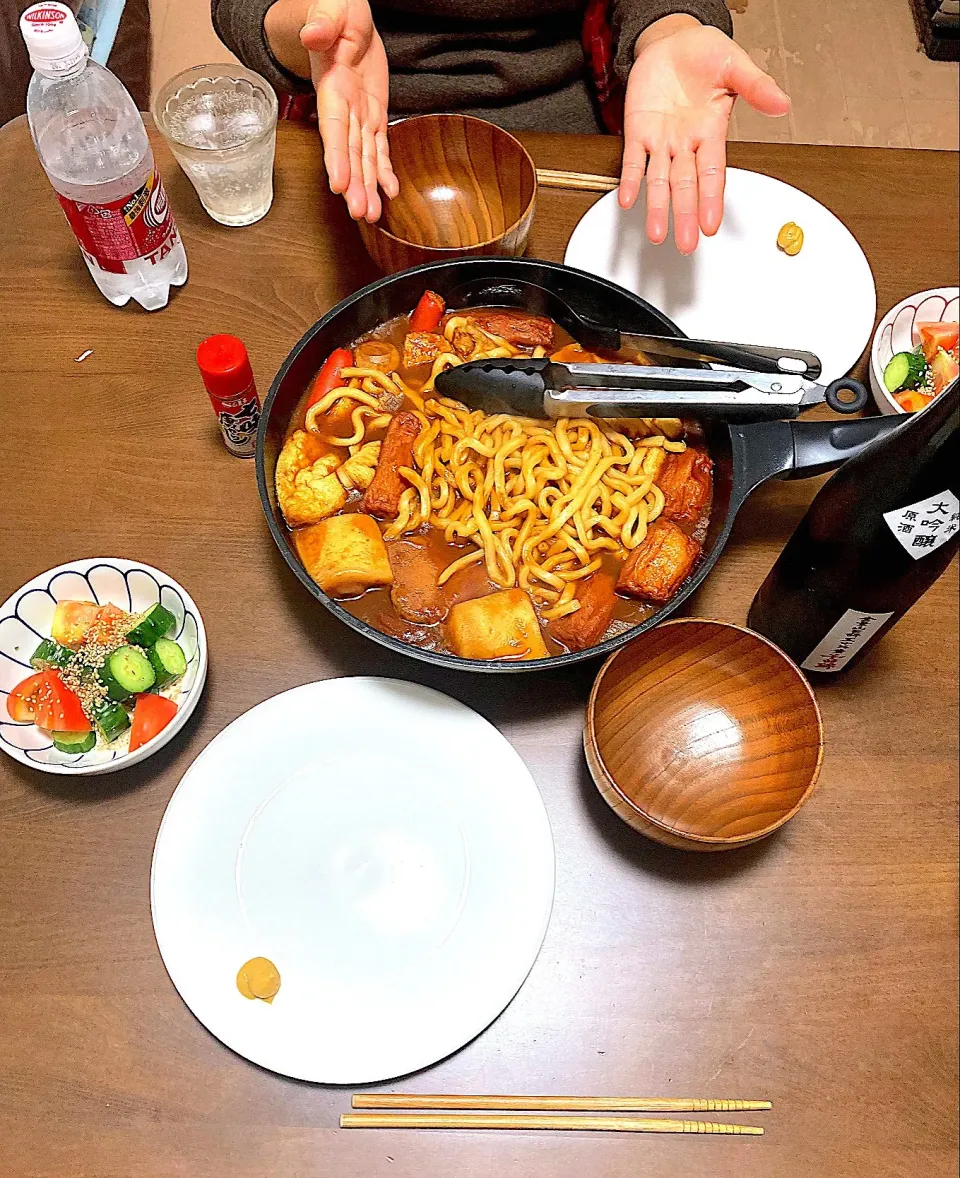 味噌おでん×味噌煮込みうどん|はやとさん