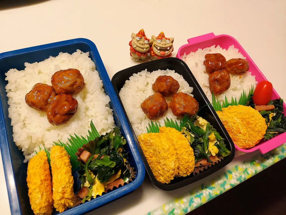 息子、娘、私弁当|みどりさん