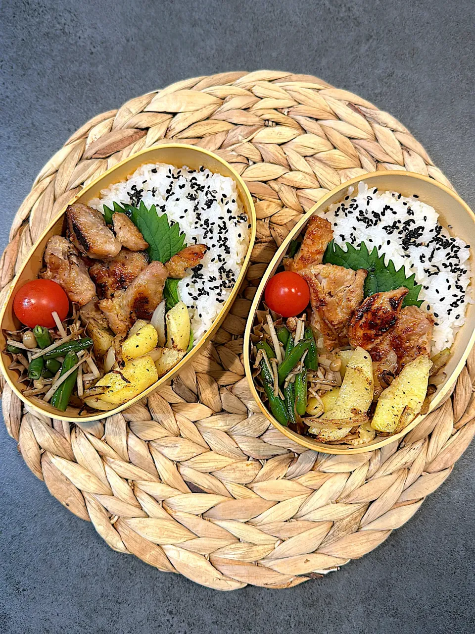 鶏の塩麹焼き弁当♡|fuuum(*☻-☻*)さん