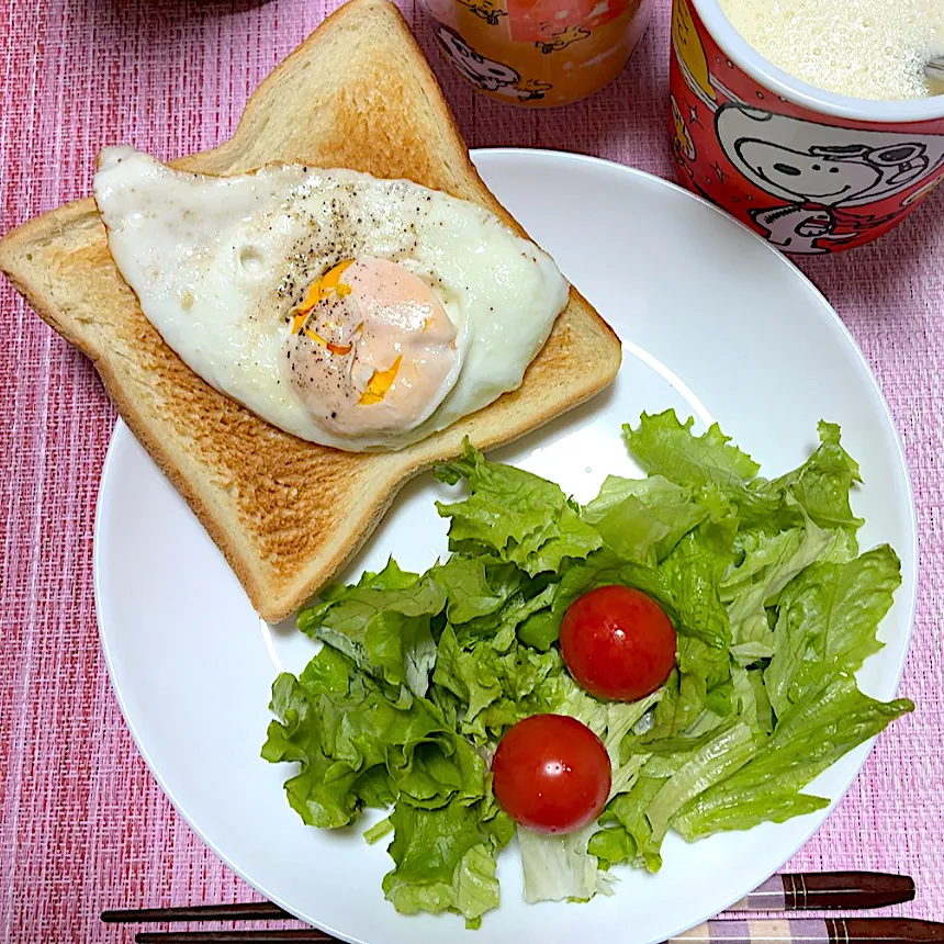 目玉焼きトースト|akkoさん