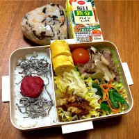 11月14日お弁当＆朝練おにぎり|Meimamaさん