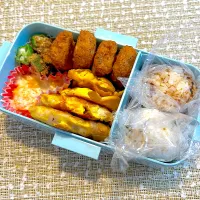 ポークピカタ弁当|ともえもんさん