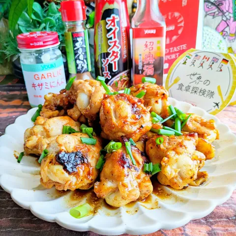 「五香粉」を使ってみたSnapdishの料理・レシピ写真:🌏『世界の食卓探検の旅』🇹🇼台湾料理
【🇹🇼五香粉香る台湾風手羽先】