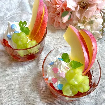 Snapdishの人気料理写真:ゼリーパフェ🎉