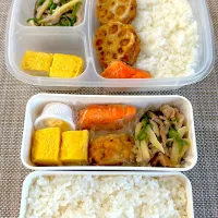旦那さん、娘弁当。