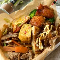 【誤差あり弁当】お祭り屋台弁当✨|まなまな♡さん