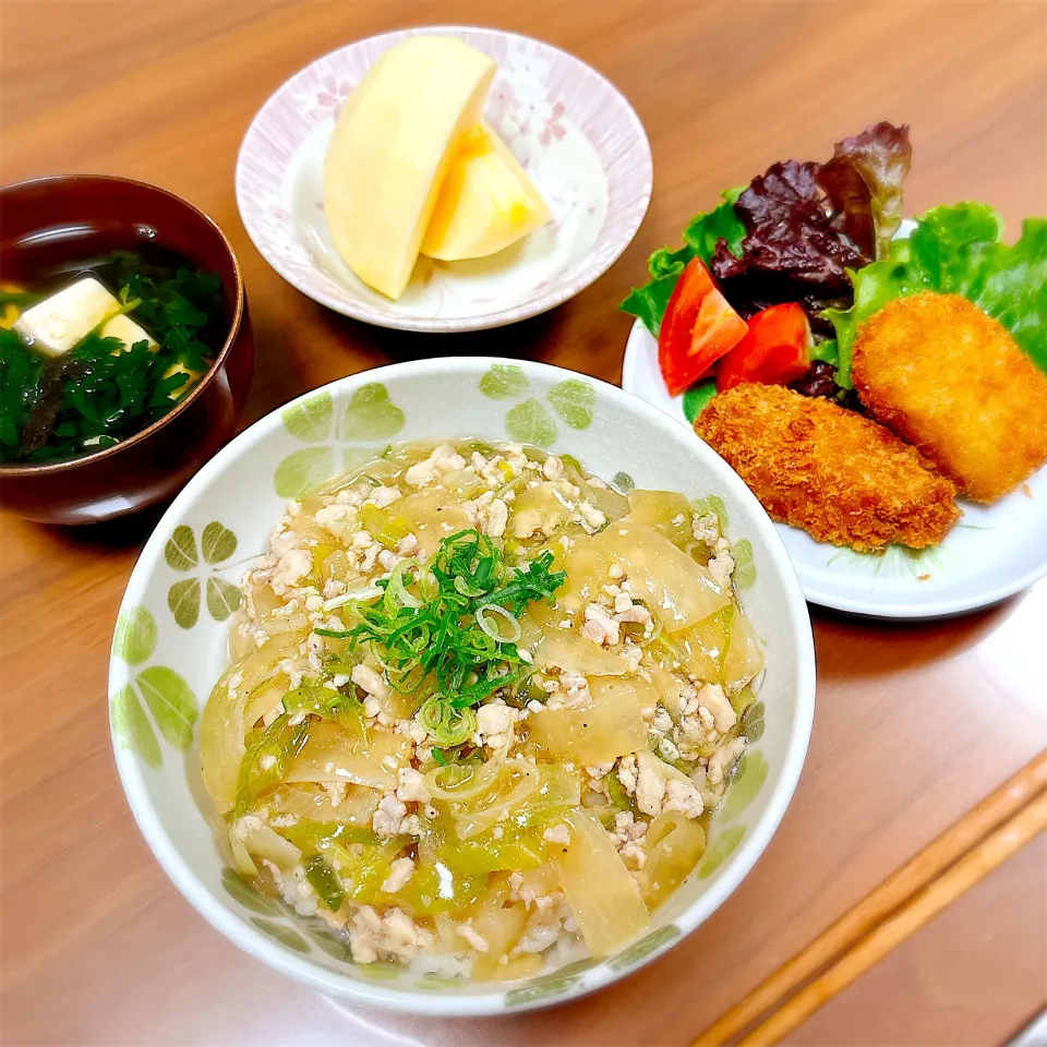 大根と鶏そぼろのあんかけ丼|teritamagoさん