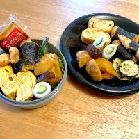 ＊旦那さんお弁当オカズとmyランチプレート＊| さくたえさん