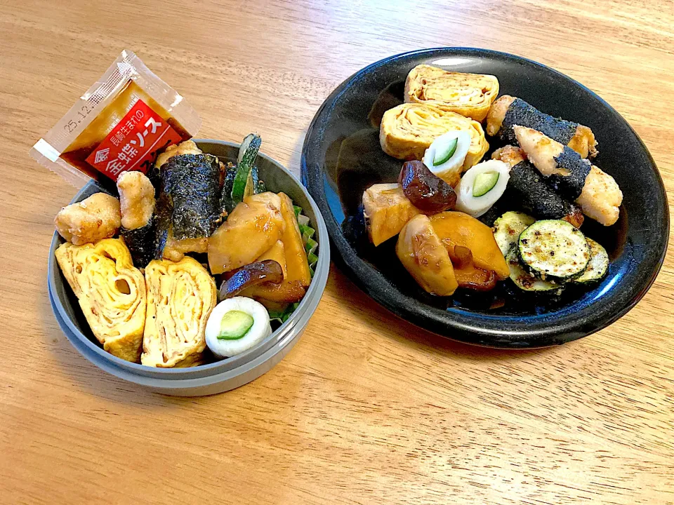 ＊旦那さんお弁当オカズとmyランチプレート＊|さくたえさん