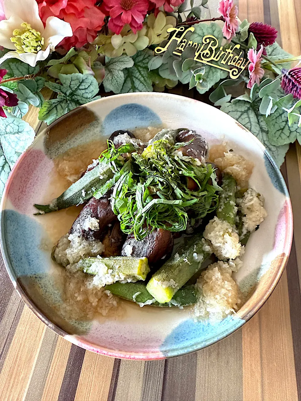 びせんさんの料理 茄子みぞれ煮🍆でお誕生日おめでとうございます🎂🎉|いっちゃんさん
