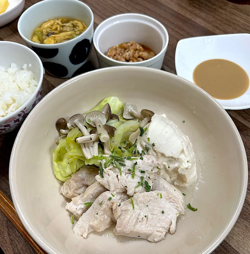 蒸し鶏|ゆりちさん