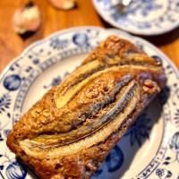 バナナと胡桃の紅茶パウンドケーキ🫖