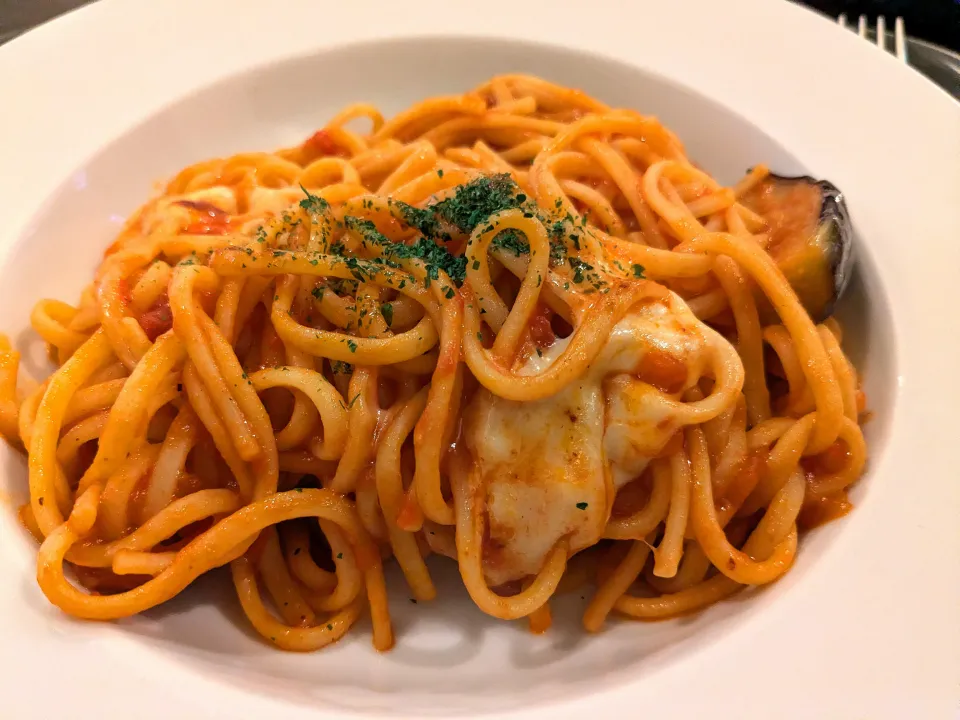 なすとチーズのパスタ|nobさん