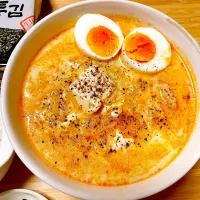 🐔夜【鶏ひき肉と豆腐の坦々風スープ】🥚| Laniさん