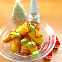 🍠さつまいもチップス。。。お昼ごはん👩🏻‍🍳💦|🌸yuni🌸さん