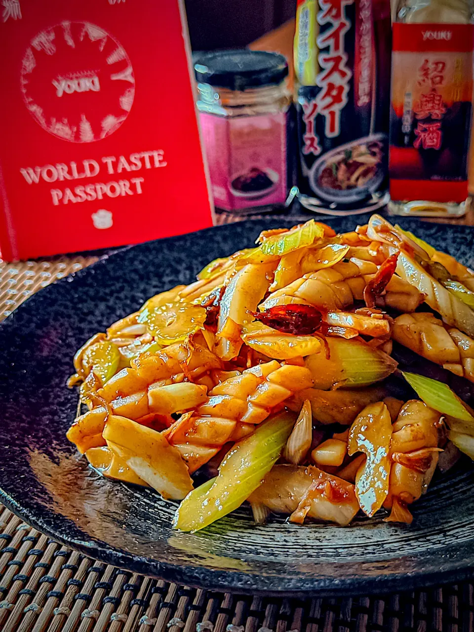 🇹🇼魷魚炒芹菜『イカとセロリの中華炒め』🇹🇼|にゃんぺこさん