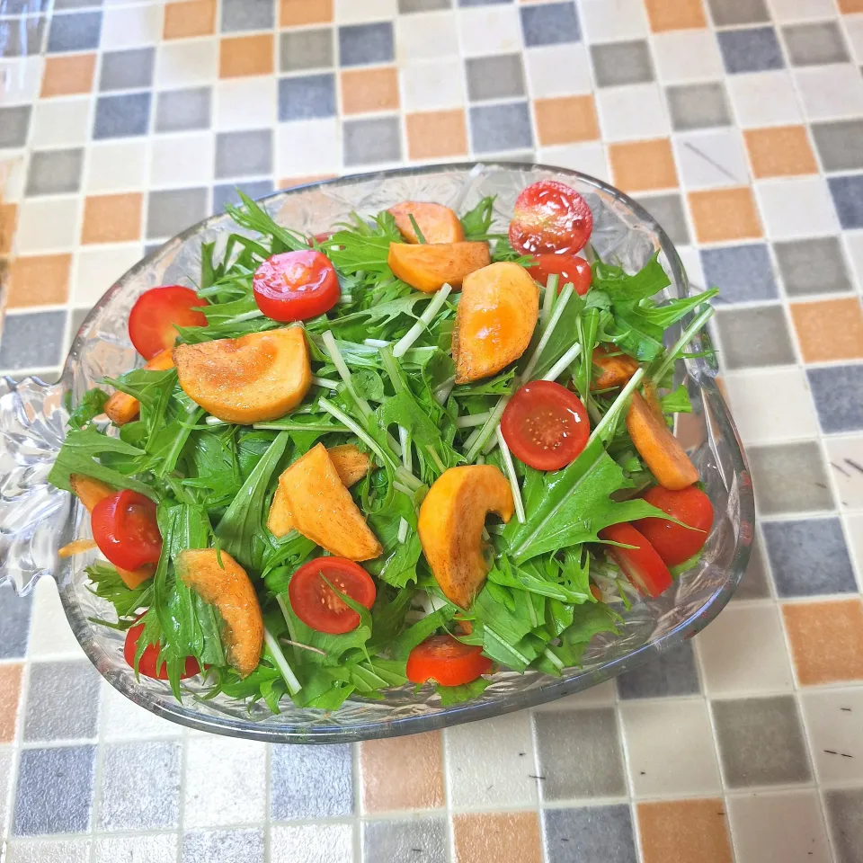 柿のサラダ|みーみーさん