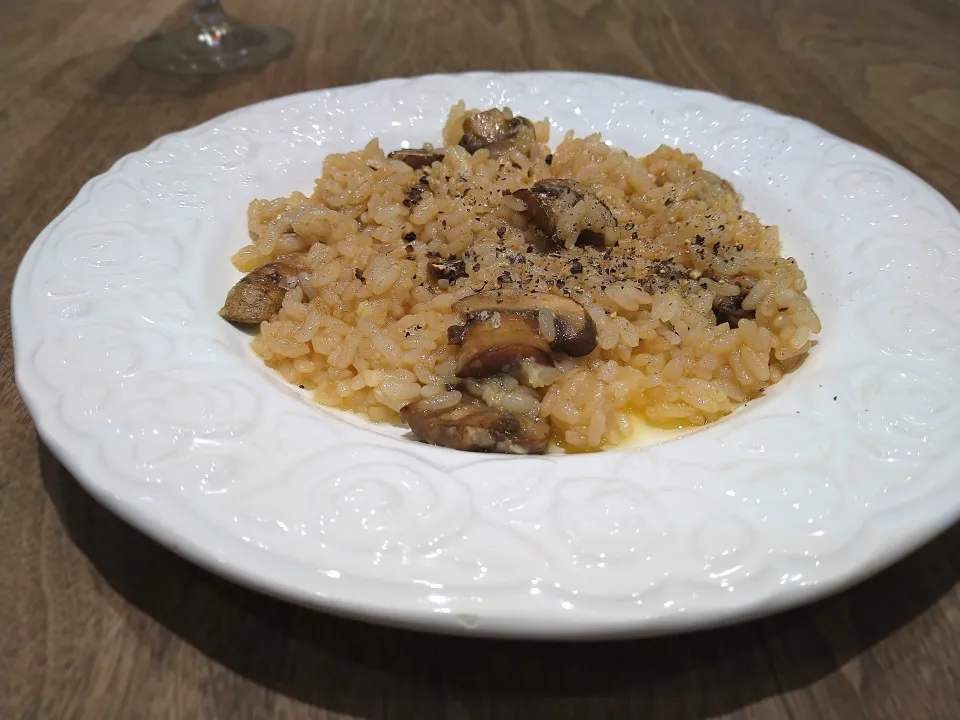 マッシュルームのリゾット|古尾谷りかこさん