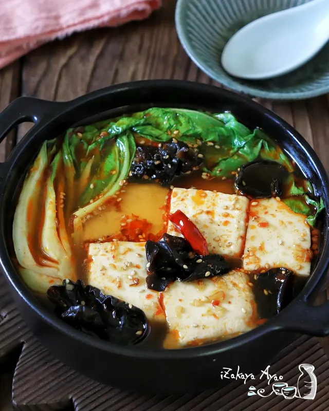 Snapdishの料理・レシピ写真:麻辣湯(ユ)豆腐｜冬支度はじめます♡ぽかぽか鍋であったまろう♪