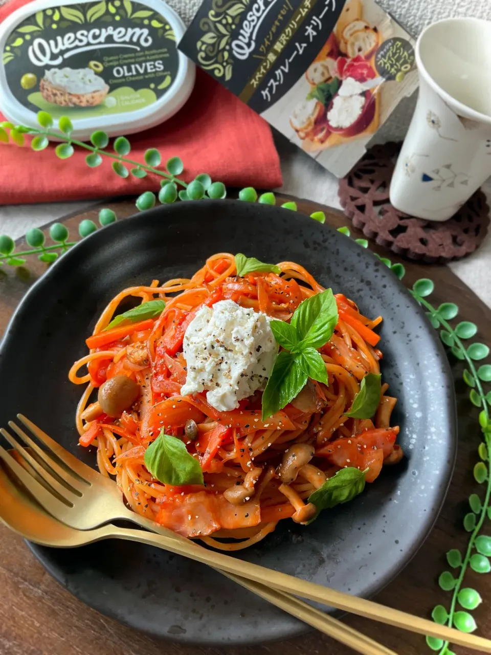 ケスクレームオリーブonナポリタン|スイーツポテトさん