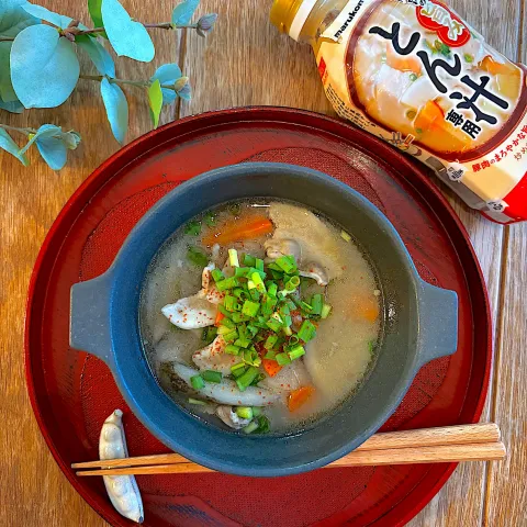 「液みそ とん汁専用」を使ってみたSnapdishの料理・レシピ写真:マルコメ 液みそ とん汁専用で豚汁