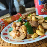 鶏のｶｼｭｰﾅｯﾂ炒め|まりおさん