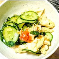 【副菜】ササミの梅ジソ和え|シュビラさん