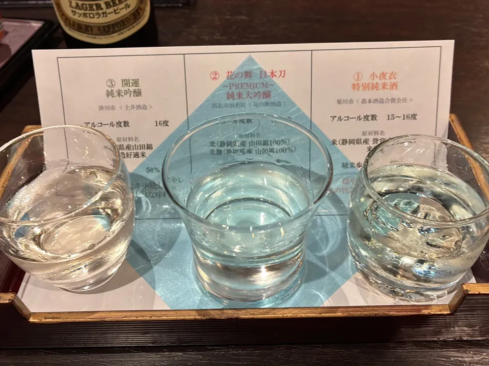 静岡地酒　飲み比べセット|ヒロミ🏝🏝🏝🌺🏄🌊🐬🏄‍♀️🏄‍♂️🍹🐠👙🌺さん