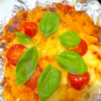 トマトバジルピザ　ホームベーカリー|Yummy worldさん