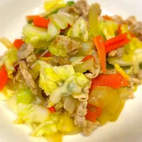 肉野菜炒め|ゆずくみさん