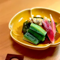 ねぎとみょうがのぬた|kaeさん