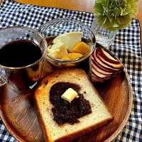 あんバタートースト