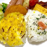 残り物プレート、ミニうどん、湯豆腐| Ayaさん