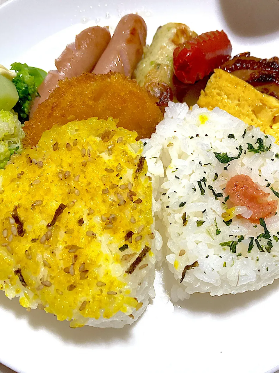 残り物プレート、ミニうどん、湯豆腐|Ayaさん